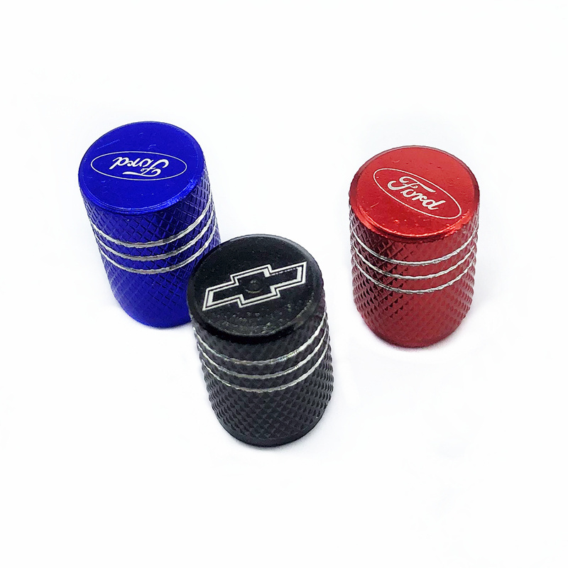 Tire Valve Cover  Vehicle Car bicycle tire valve Cap Car colorful dust cover customized LOGO colorful tire valve caps