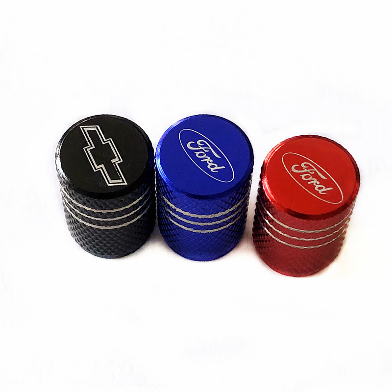 Tire Valve Cover  Vehicle Car bicycle tire valve Cap Car colorful dust cover customized LOGO colorful tire valve caps