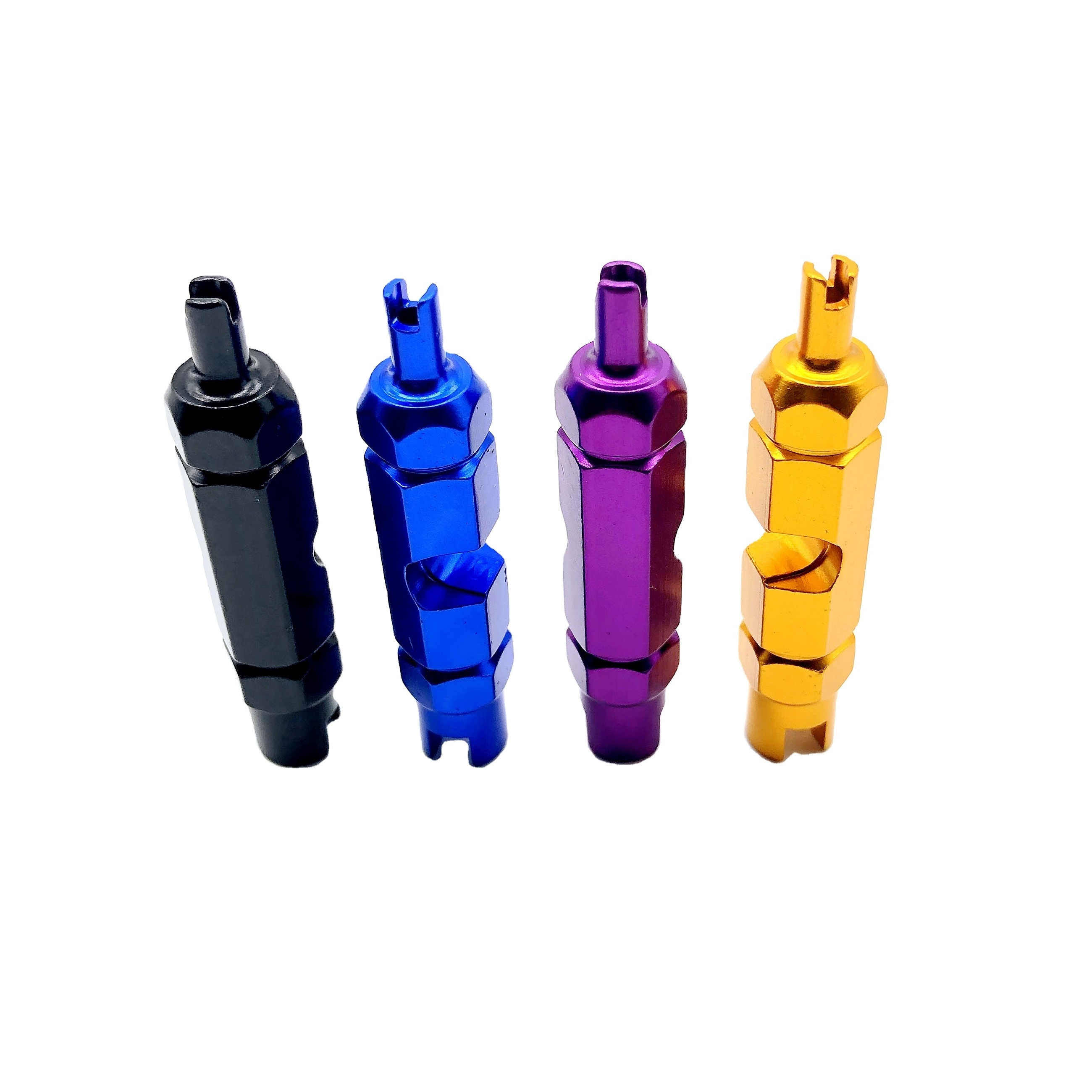 hand tool tire Valve Core Removal Tool Nozzle Repair Kits multifunction Cuboid Double Head Wrench Portable