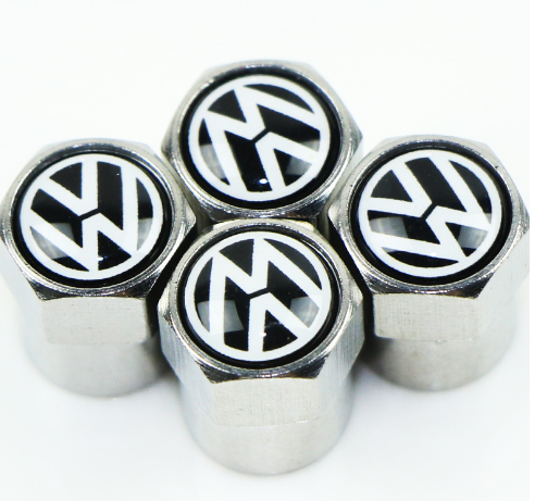 Aluminum cap tire valve stem caps with custom logo 4pcs a bag All Car Logo tire tube valve caps