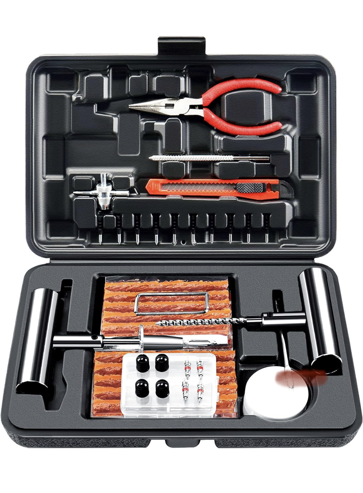 Hot sale 70Pcs Tire Repair Kit Professional Heavy duty TOOL tire repair plug tire patch