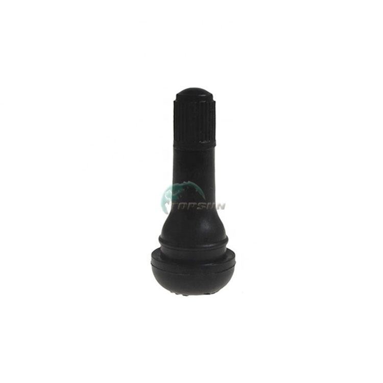 TR413 Car Valve Snap In Rubber Tubeless Tire Valve Vacuum Nozzle Wheel Stem For Rim Hole 16mm Car Tire Wheel Accessories