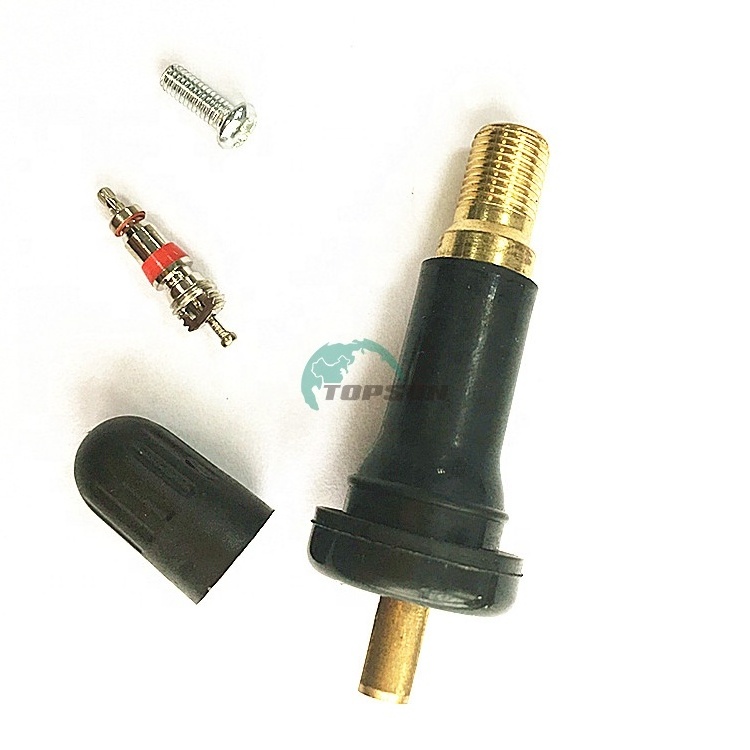 China Manufacture brass tpms sensor tire valve stem for tube tyres TP-RU-53