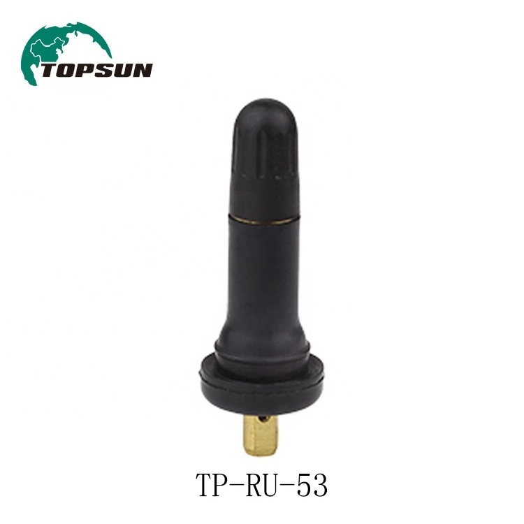 China Manufacture brass tpms sensor tire valve stem for tube tyres TP-RU-53