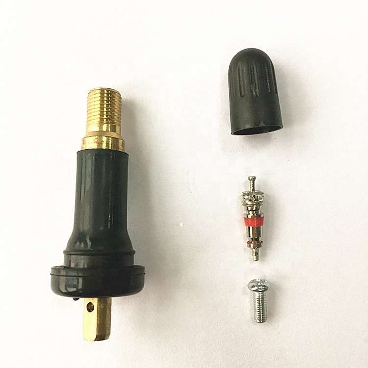 China Manufacture brass tpms sensor tire valve stem for tube tyres TP-RU-53