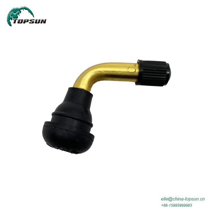 PVR70 Tubeless Tire Valve Stems 90 Degree Pull-In Auto For Scooter Moped Motorcycle ATV