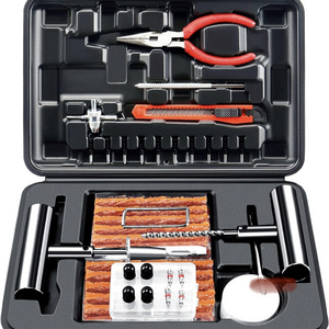 Hot sale 70Pcs Tire Repair Kit Professional Heavy duty TOOL tire repair plug tire patch