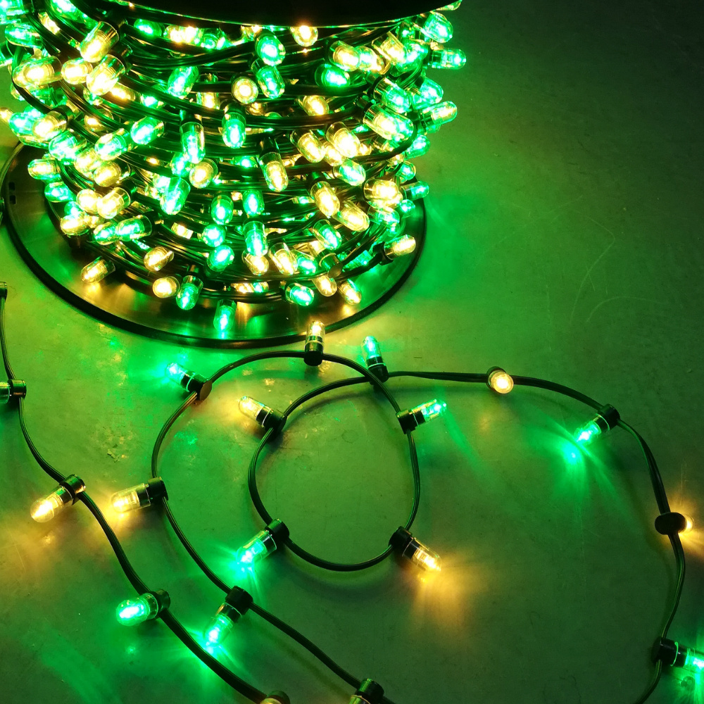 12v DC 100m roll LED Clip light 666LEDs waterproof IP65 cuttable string lights for holiday wedding decoration