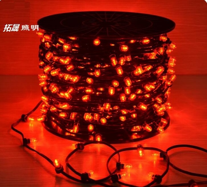 IP65 12V 100m 666 Led Garland Clip Led String Fairy Lights New Year Christmas For Wedding Decoration