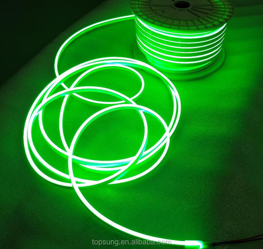 120v flex led neon 6*12mm green neon flex 24v neon light