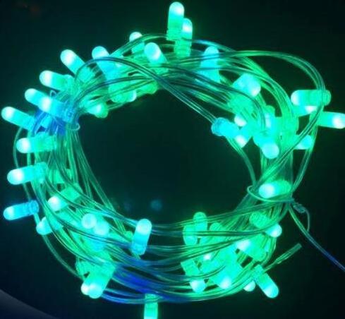 IP65 12V 100m 666 Led Garland Clip Led String Fairy Lights New Year Christmas For Wedding Decoration