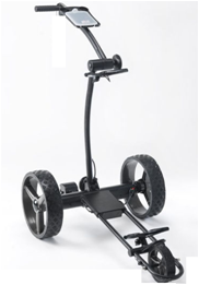 Newly Popular Lightweight 3 Wheel Golf Push Trolley Folding Size Golf Trolley With Elastic Strap Umbrella & Cup Holder