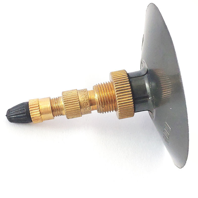 TR218A AGRICULTURAL AND RETREAD TYRE VALVES INNER TUBE TIRE VALVE 9000 CORE NATURAL RUBBER COVERED BRASS STEM AND NUTS