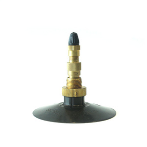 TR218A AGRICULTURAL AND RETREAD TYRE VALVES INNER TUBE TIRE VALVE 9000 CORE NATURAL RUBBER COVERED BRASS STEM AND NUTS