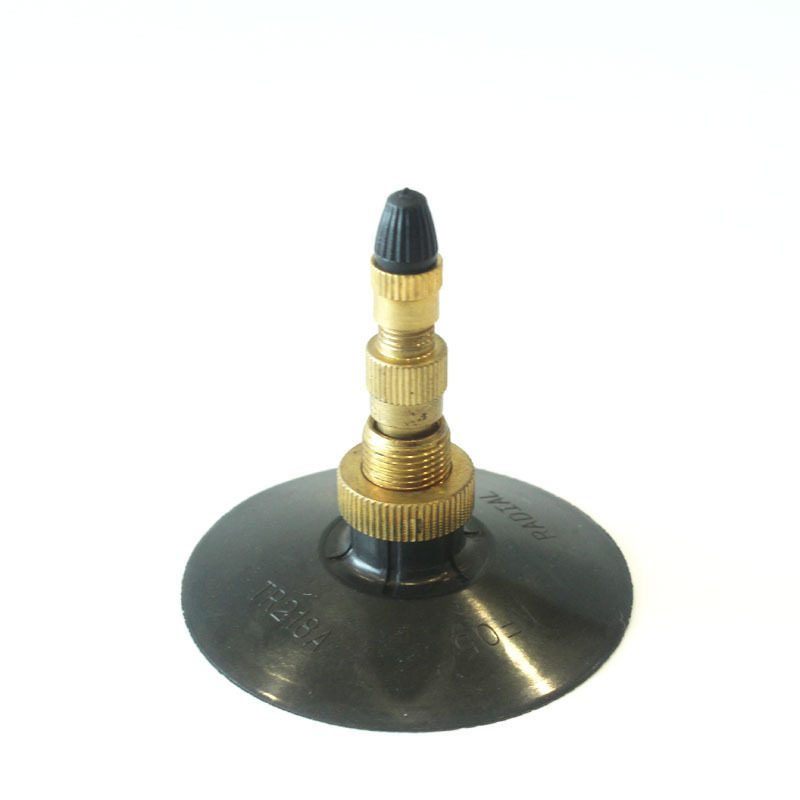 TR218A AGRICULTURAL AND RETREAD TYRE VALVES INNER TUBE TIRE VALVE 9000 CORE NATURAL RUBBER COVERED BRASS STEM AND NUTS