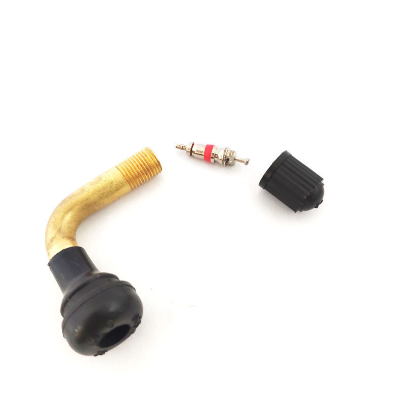 PVR50 MOTORCYCLE TYRE VALVES TIRE TUBELESS VALVE BRASS STEM WITH 90 DEGREE BEND 9000 9002 CORE