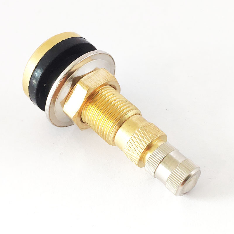 TR618A AIR LIQUID VALVES AGRICULTURAL TRACTORS TYRE TUBELESS VALVE BRASS STEM ALUMINUM CAP TIRE VALVES