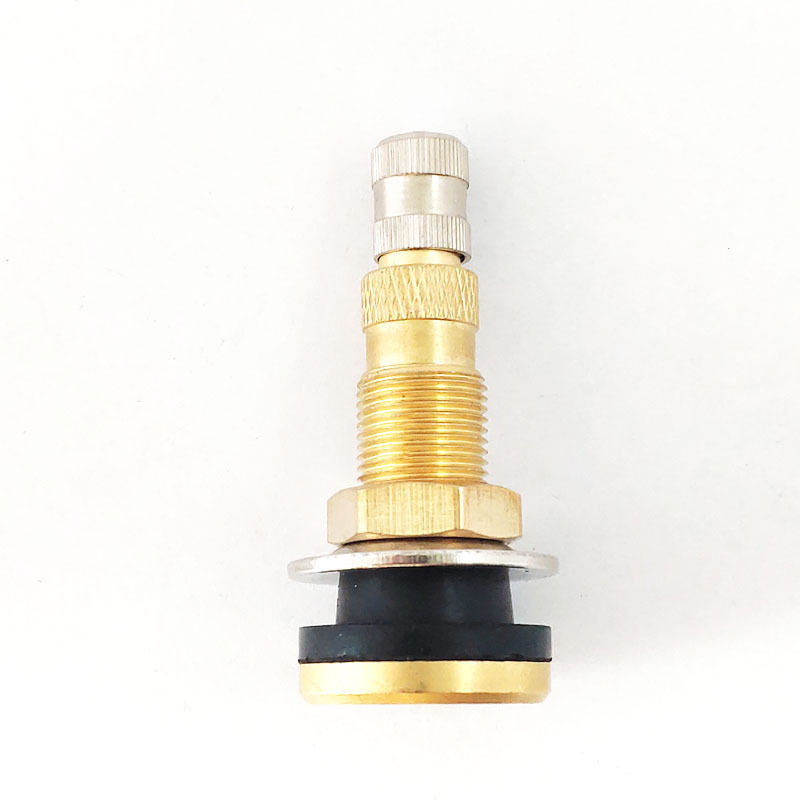 TR618A AIR LIQUID VALVES AGRICULTURAL TRACTORS TYRE TUBELESS VALVE BRASS STEM ALUMINUM CAP TIRE VALVES