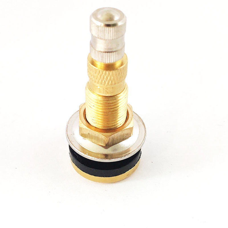 TR618A AIR LIQUID VALVES AGRICULTURAL TRACTORS TYRE TUBELESS VALVE BRASS STEM ALUMINUM CAP TIRE VALVES