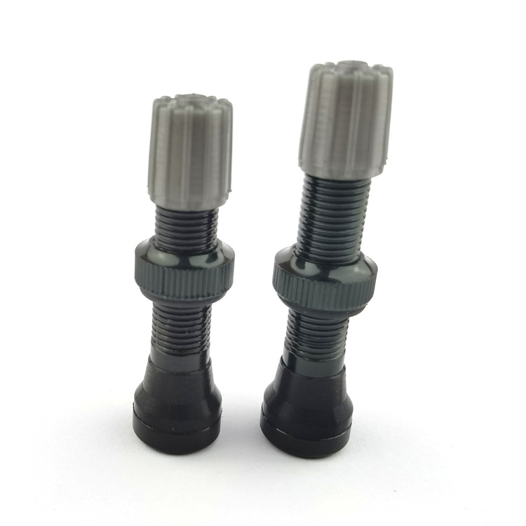 TAV01-40 BICYCLE TIER PRESTA VALVE BIKE TYRE TUBELESS ALUMINUM VALVES V002 BRASS CORE PLASTIC CAP