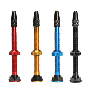 Universal 40mm 60mm aluminum alloy stem presta valve colorful road MTB bike FV tubeless valve