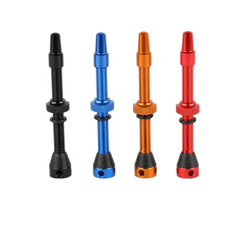 TOPSUN Colored 40mm 44mm 60mm Bicycle Accessories Presta Bicycle Tubeless Valve