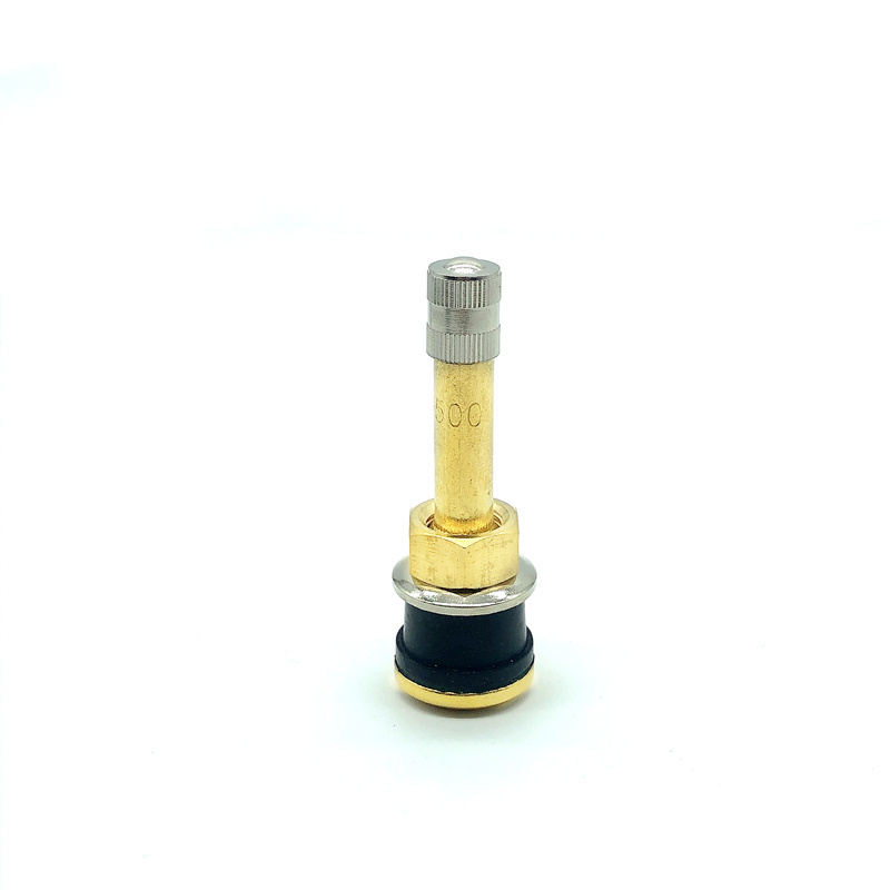 tubeless metal clamp-in valve tire valve for truck and bus TR500 for drop center rims