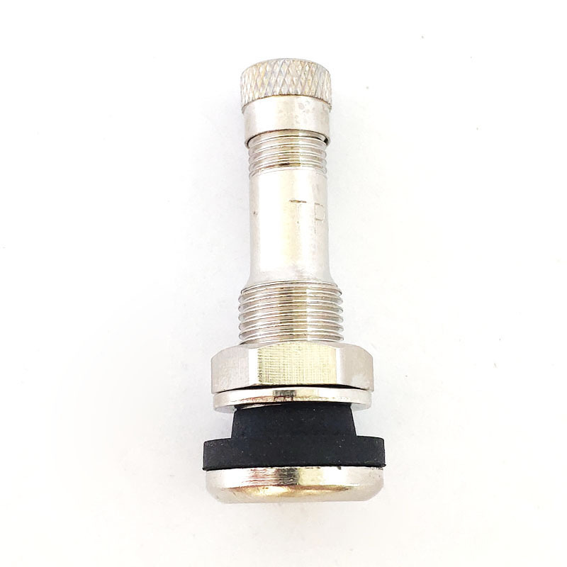 TR416 TRUCK AND BUS TYRE VALVES TIRE TUBELESS METAL CLAMP-IN VALVE brass stem rubber