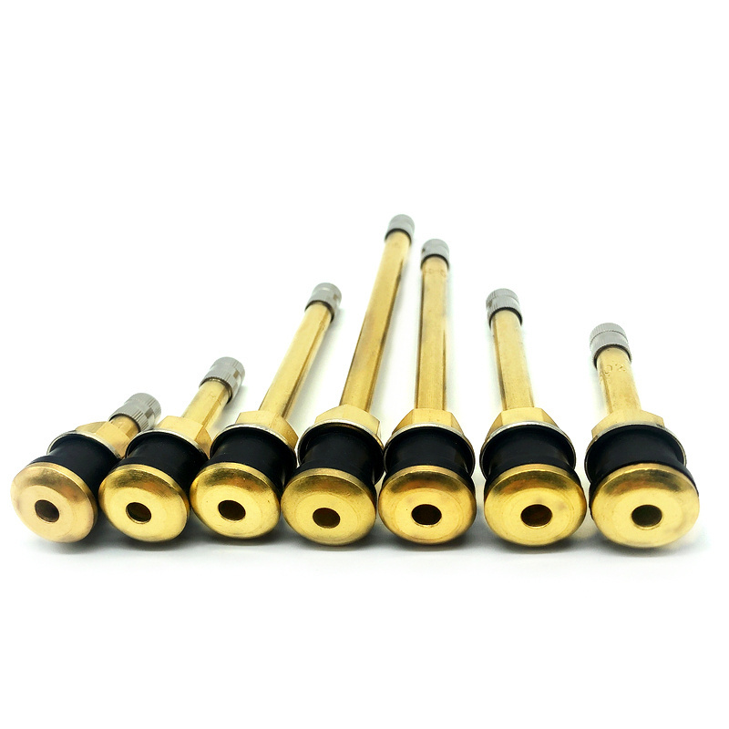 TR500 BRASS VALVE TYRE TUBELESS TIRE VALVES BRASS STEM WITH RUBBER COVER