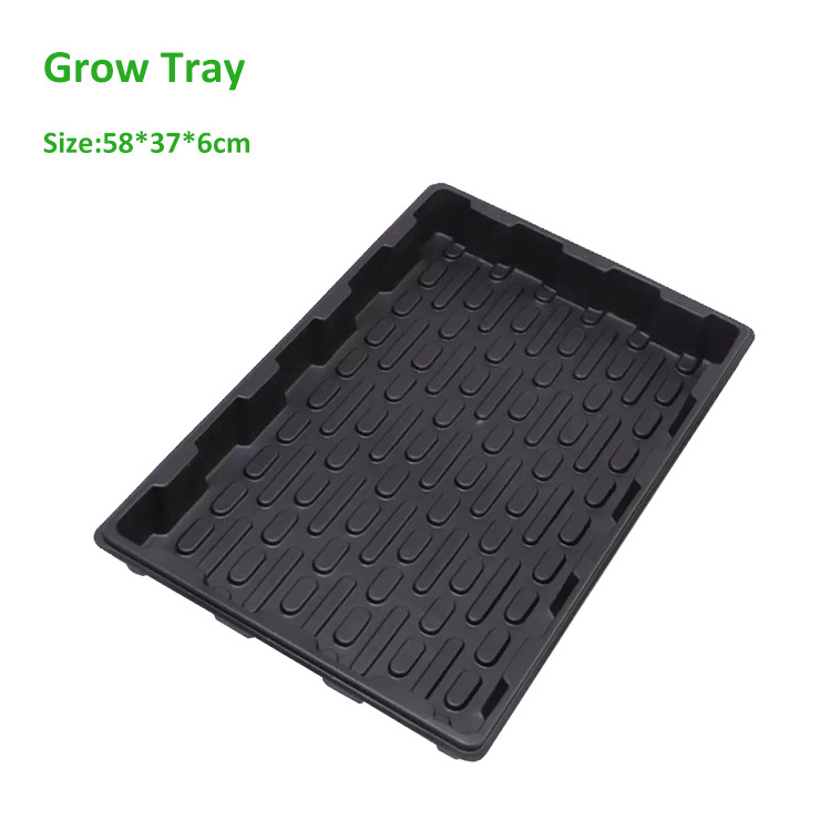 Factory wholesale PVC material plant seedling growing tray for vegetable seeds propagation