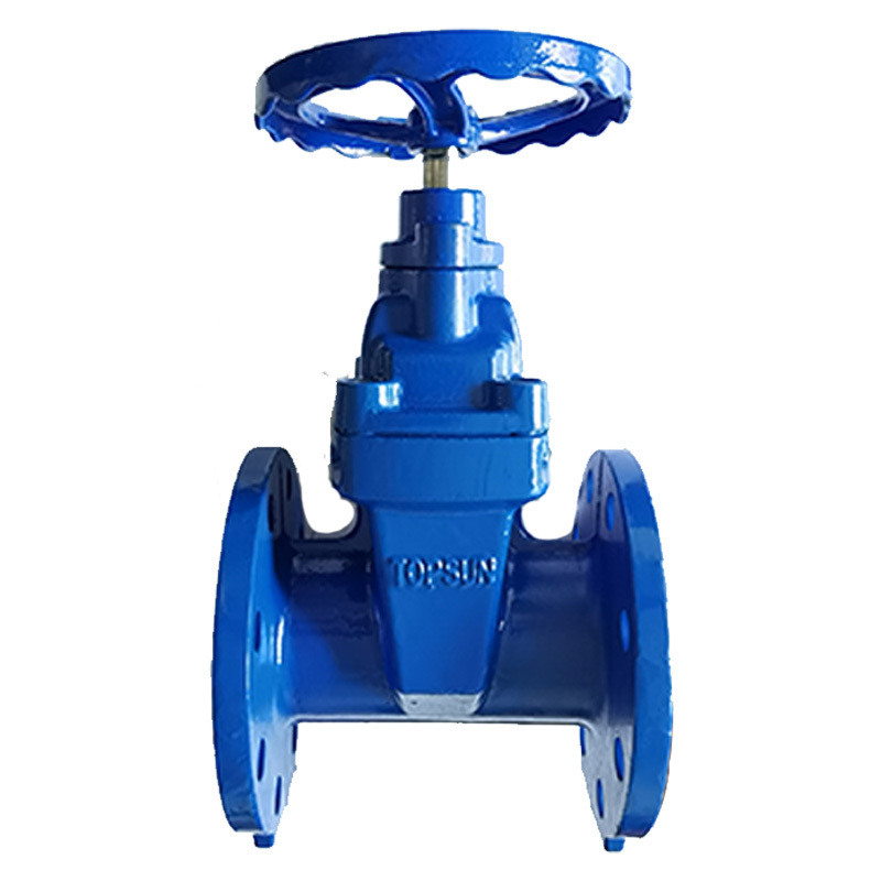 Dn50 Pn16 slide gate valve NRS black cast iron 8 inch gate valve