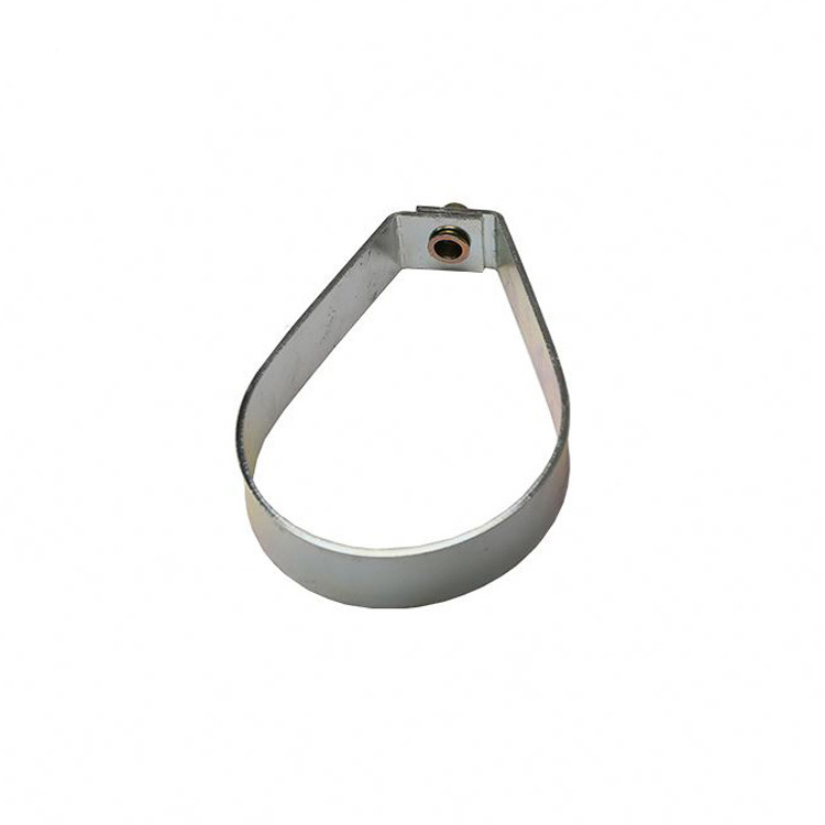 Galvanized pear shape hose clamp high quality pear shaped hinged pipe clamp stainless steel tube clamp