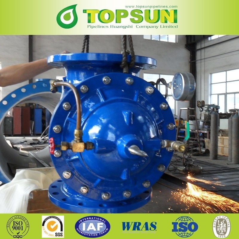 Topsun Water level control valve Ductile iron 100X Remote hydraulic control float valve