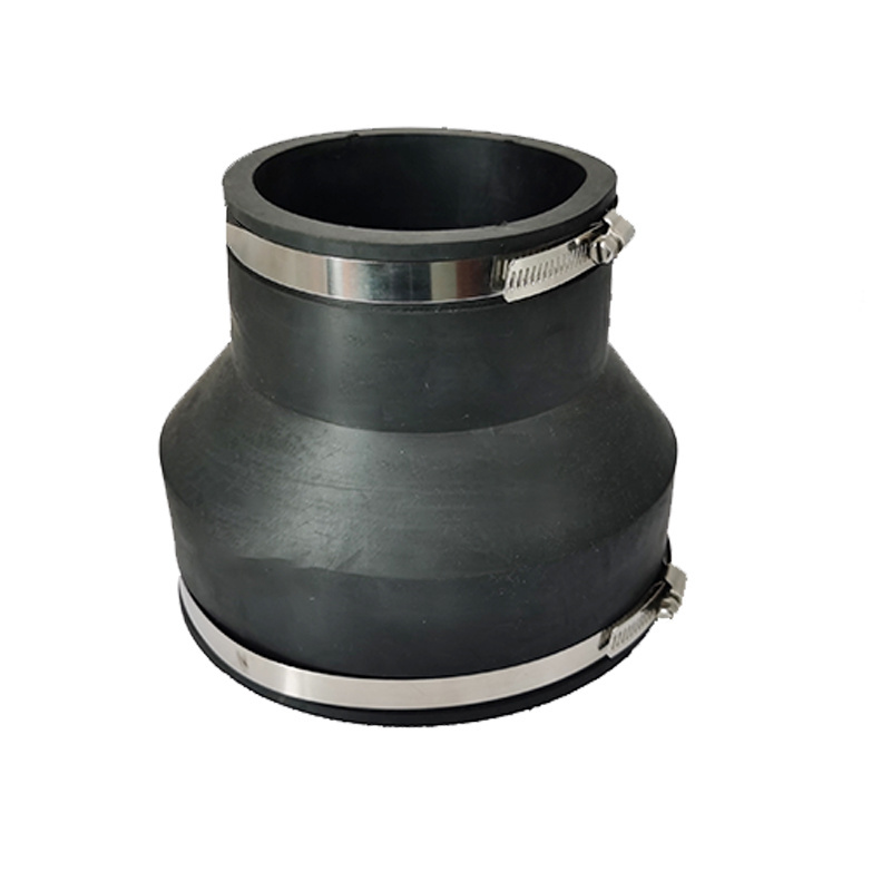 Universal Flexible Pipe Coupling Buffer Rubber Shaft Couplings For Pvc Pipes