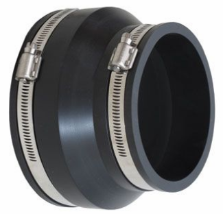 Pipe reducer rubber joint flexible couplings rubber joint for plastic pipes