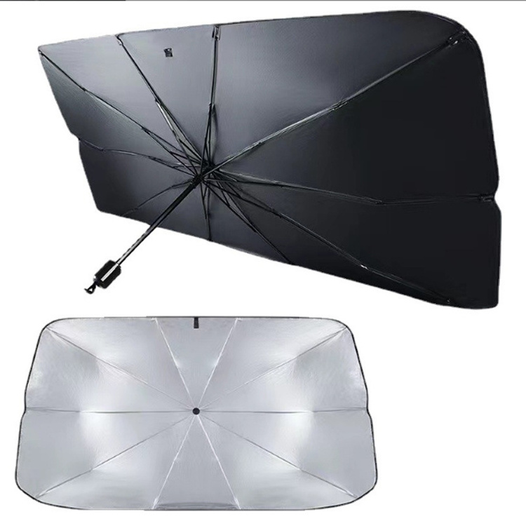 UV Reflecting Foldable Front Car Sunshade Umbrella ,Car Umbrella Sun Shade Cover for Windshield