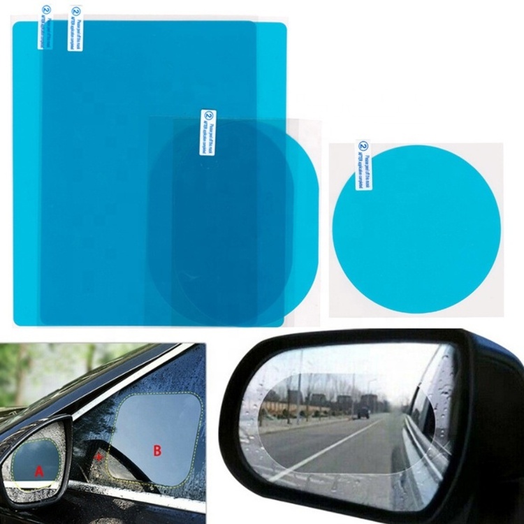 Car Rear View Mirror Waterproof Film Anti Glare Rain-Proof Car Mirror sticker Anti Fog Anti dazzle Film