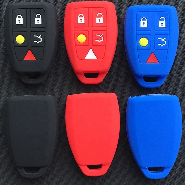 Auto Accessories Silicone Key Fob Cover Case Keyless Remote Holder for VOLVO c30 c70 s40