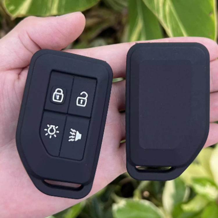 Silicone Key Fob Case Cover Replacement truck key case Accessories Remote Control Key Fob Shell for Volvo FH16 CARGO 555 FM