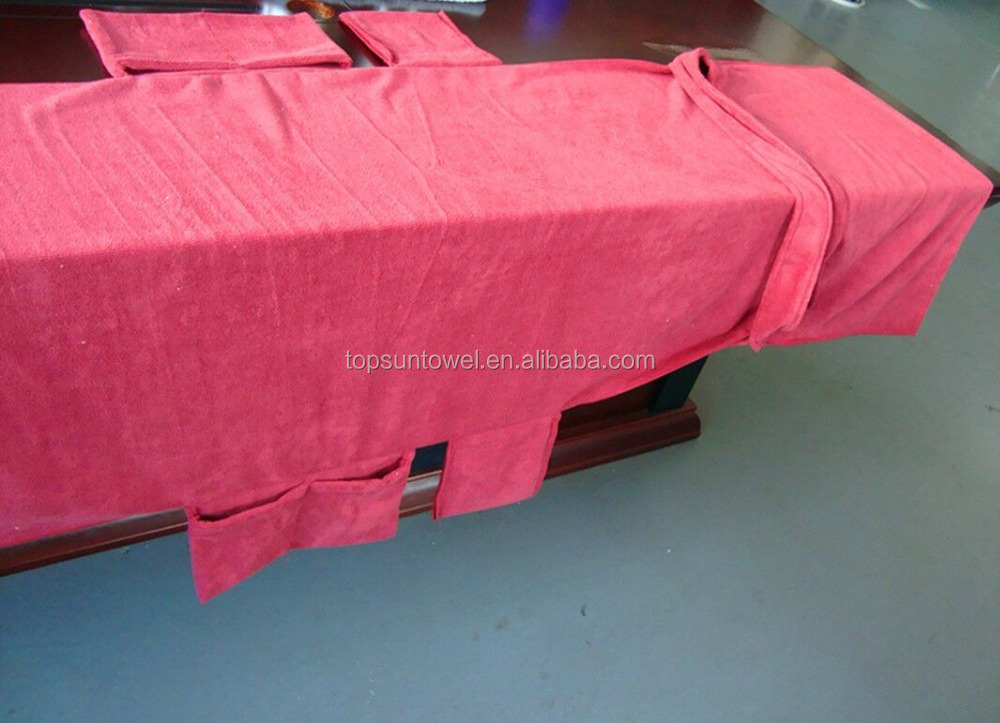 Customized beach lounge chair cover towel