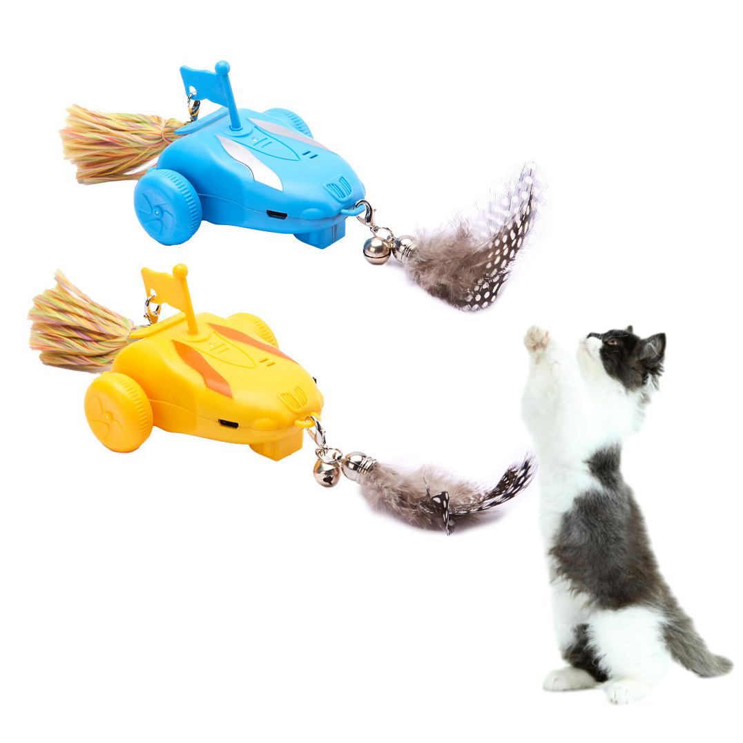 LovePaw Wholesale Automatic Moving Remote Control Pet Toy Car Indoor Things Smart Dog Cat Toy Car Interactive Toy