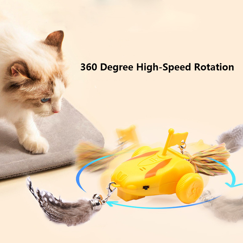 LovePaw Wholesale Automatic Moving Remote Control Pet Toy Car Indoor Things Smart Dog Cat Toy Car Interactive Toy