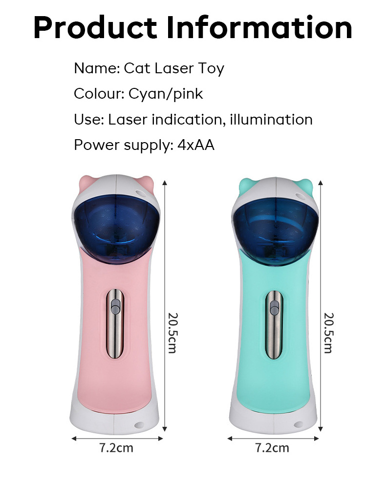 LovePaw Automatic Cat Toys Interactive Smart Teasing Pet LED Laser Indoor Cat Toy Accessories Laser Pointer for Cat Toy