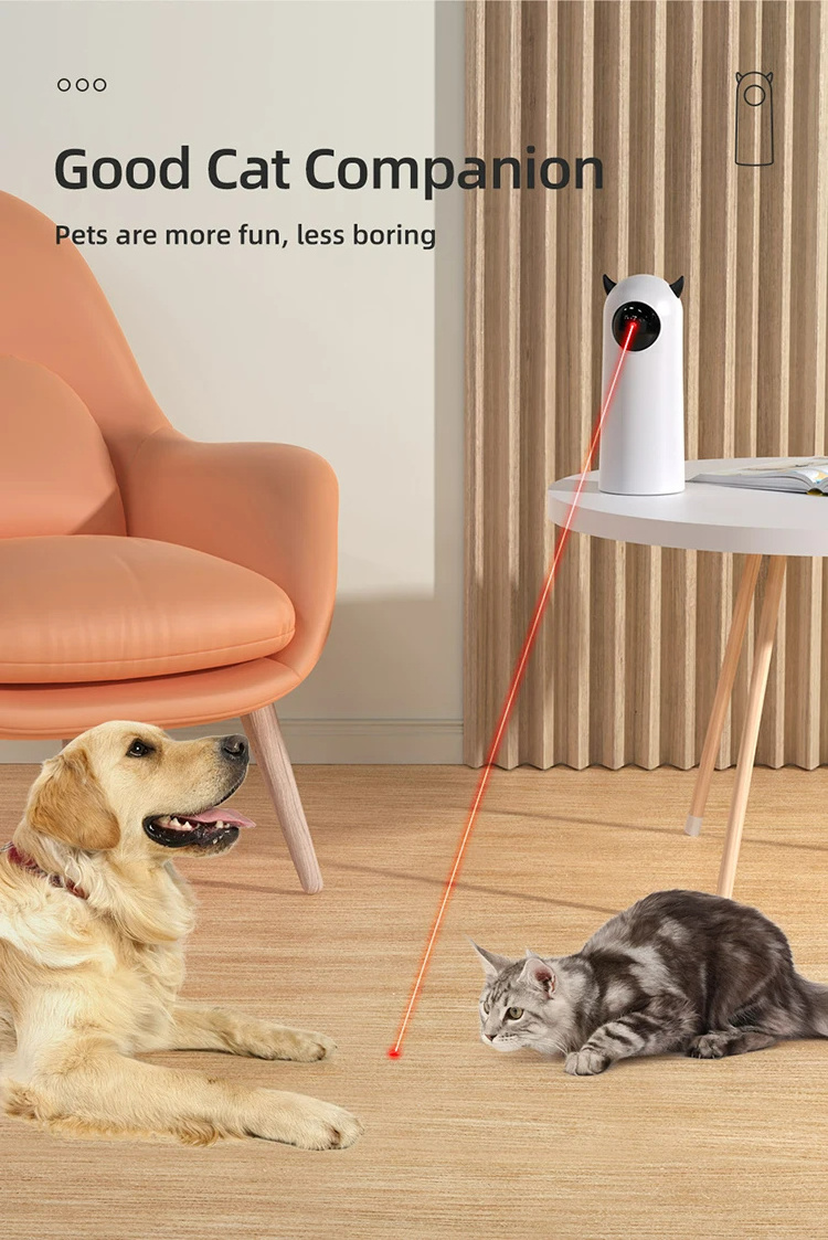 Automatic Cat Toys Interactive Smart Teasing Pet LED Laser Indoor Cat Toy Accessories Handheld Electronic Pet Toys