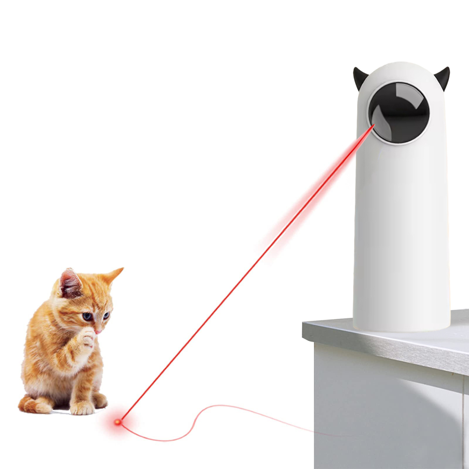 Automatic Cat Toys Interactive Smart Teasing Pet LED Laser Indoor Cat Toy Accessories Handheld Electronic Pet Toys