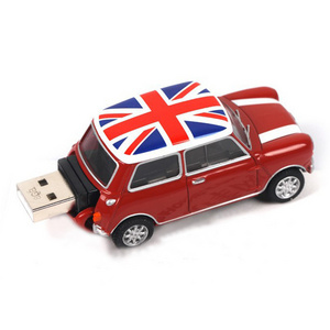 Plastic Super Mini Car USB Key Flash Memory Stick with Customized Logo 2GB, 4GB, 8GB, 16GB, 32GB