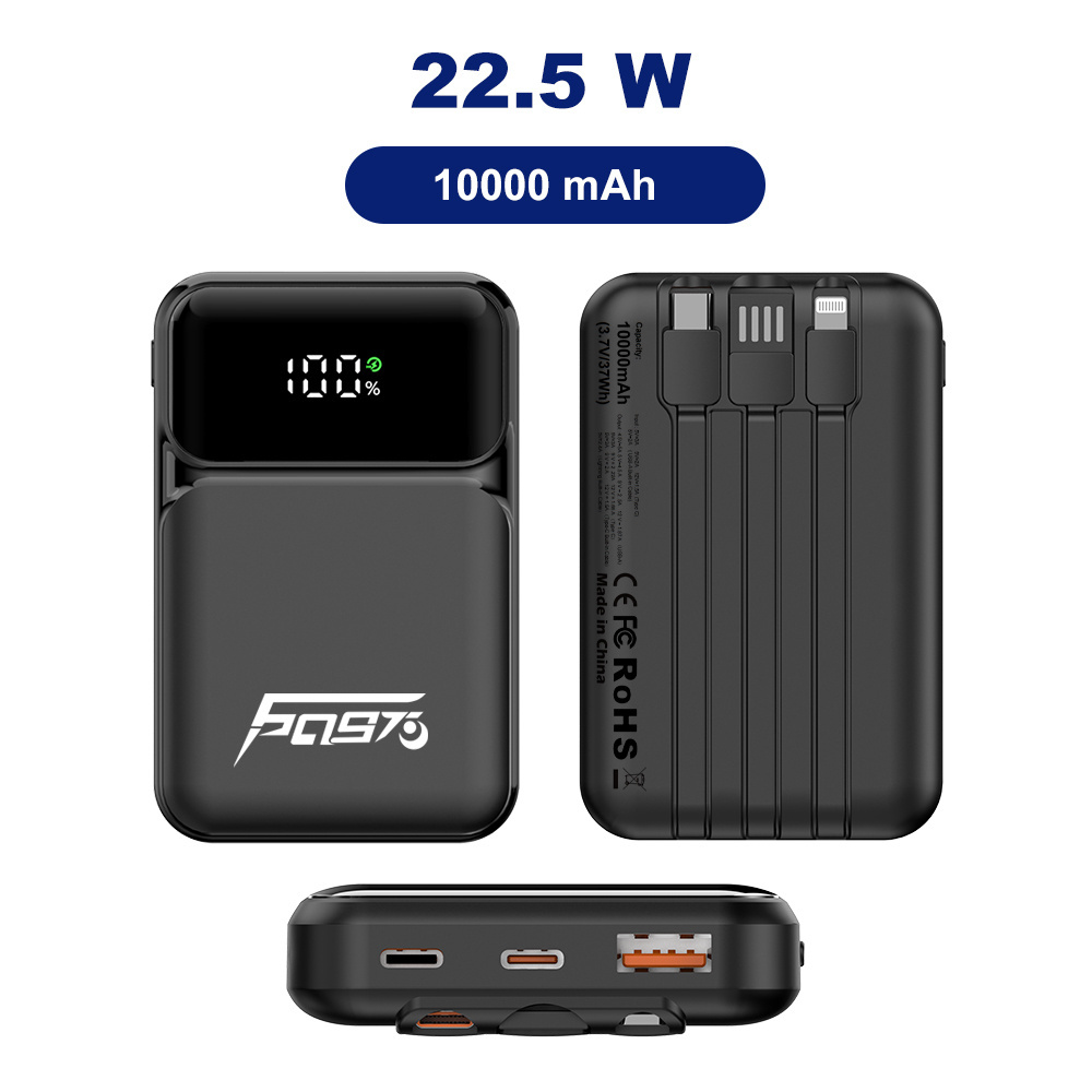 Wholesale Trending Products 2024 New Arrivals Built in 3 in 1 Cables Whole Print Logo Container Powerbank Portable Power Station