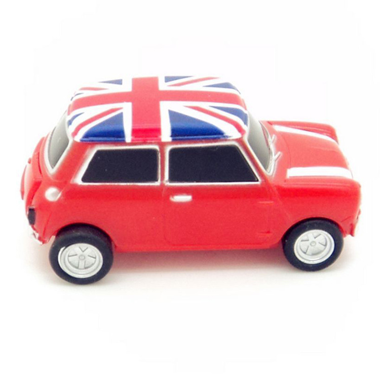 Plastic Super Mini Car USB Key Flash Memory Stick with Customized Logo 2GB, 4GB, 8GB, 16GB, 32GB