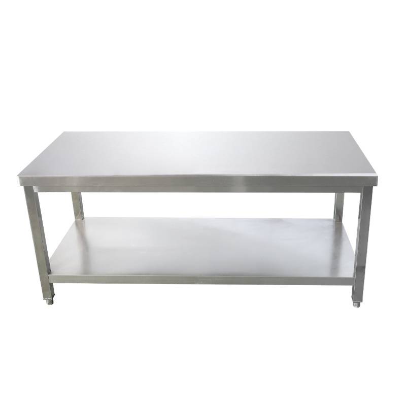 Custom stainless steel workbench kitchen table