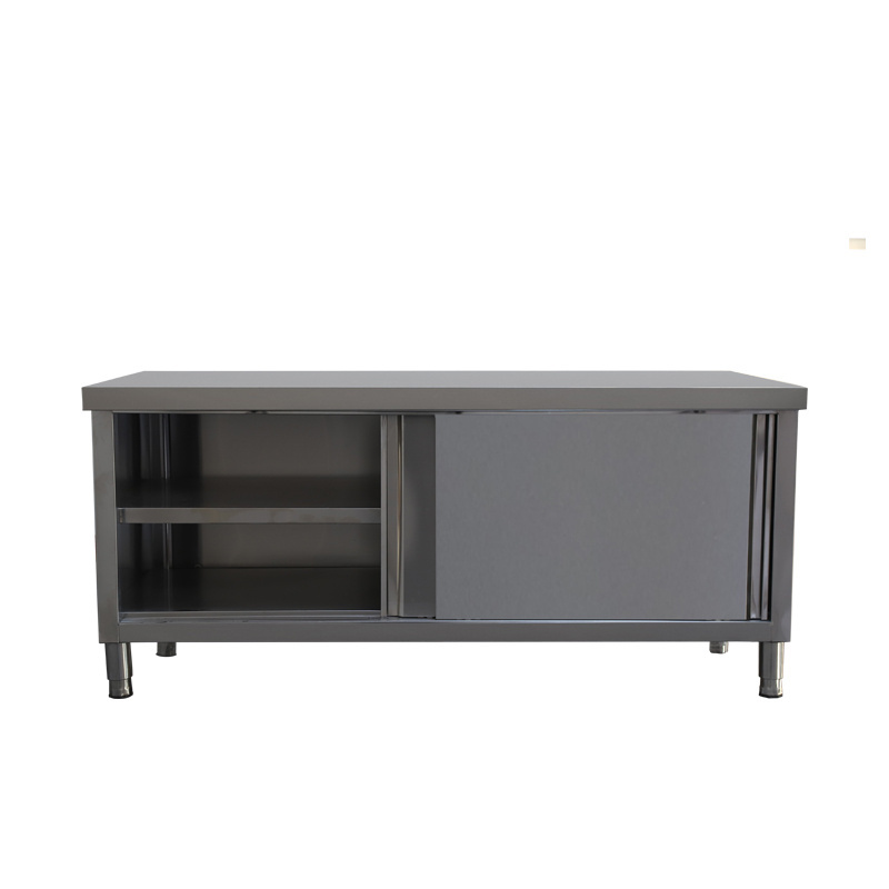 Restaurant Workstation stainless steel work bench tool cabinet work bench with stainless steel